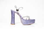 Дамски сандали на висок ток Yoncy лилави