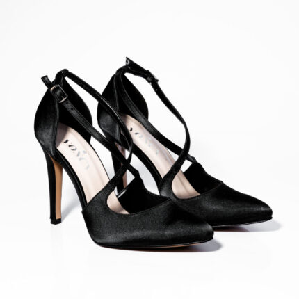 Дамски официални обувки с каишки Yoncy черни