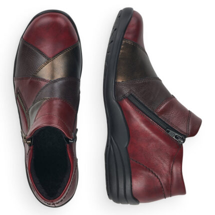 Дамски полуботи Remonte ширина H бордо R7674-36