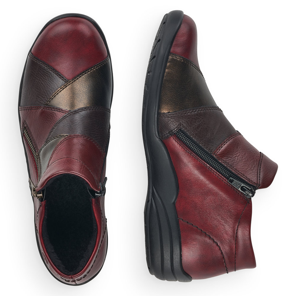 Дамски полуботи Remonte ширина H бордо R7674-36