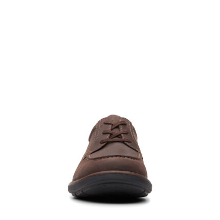 Мъжки обувки Clarks Rendell Walk Oxford естествена кожа Ortholite® кафяви