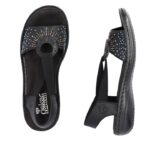 Дамски сандали RIEKER 60880-00 ширина E1/2 черни