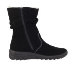 Дамски къси ботуши на равно ходило Rieker  черни Z7171-01