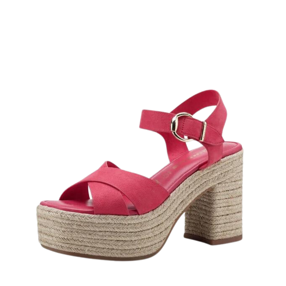 Дамски сандали на ток Tamaris циклама