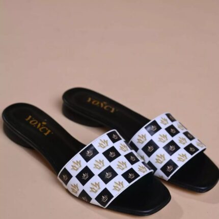 Дамски елегантни чехли Yoncy Monogram Crown