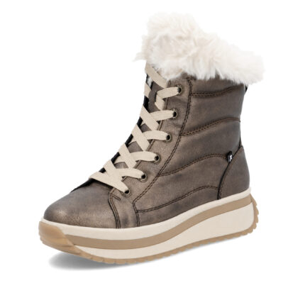 Дамски боти RIEKER W0963-90 ширина F1/2 кафяви