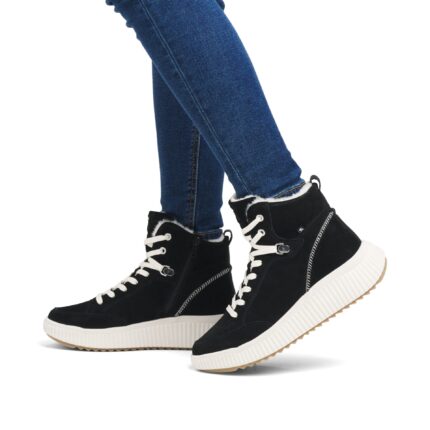 Дамски боти RIEKER W1771-00 ширина F1/2 черни