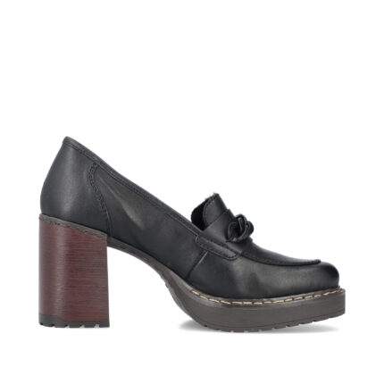 Дамски обувки на ток RIEKER Y4150-00 черни