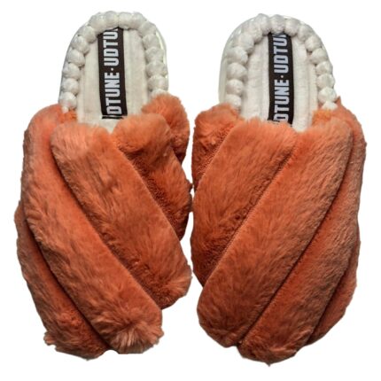 Дамски  домашни чехли Kompass  оранжеви