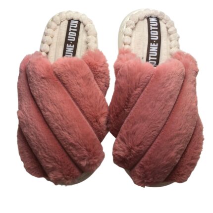 Дамски  домашни чехли Kompass розови