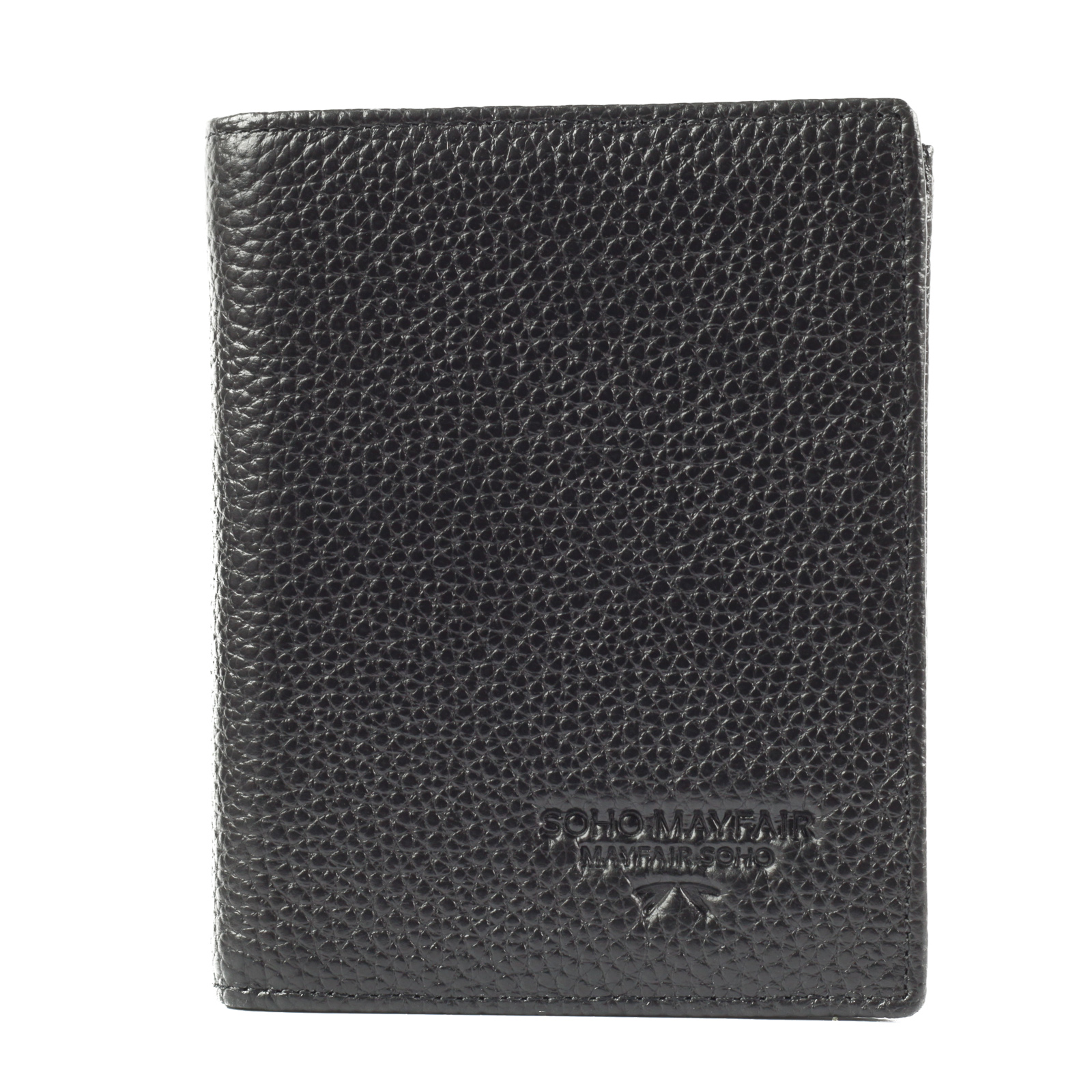Мъжки портфейл Soho Mayfair естествена кожа черен