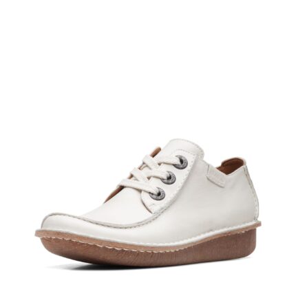 Дамски ежедневни обувки Clarks Funny Dream бели