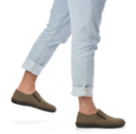 Мъжки ежедневни обувки без връзки естествен набук Rieker B2458-64 бежови