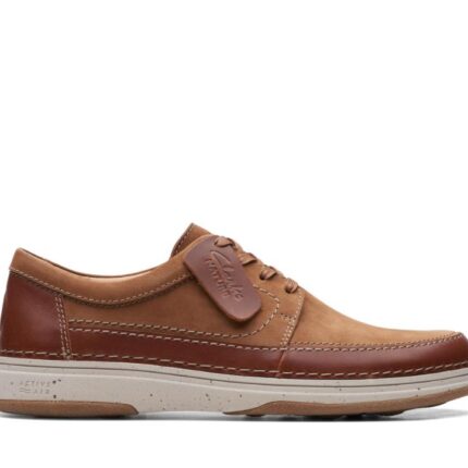 Мъжки спортни обувки Clarks Nature 5 Lo  естествен набук кафяви