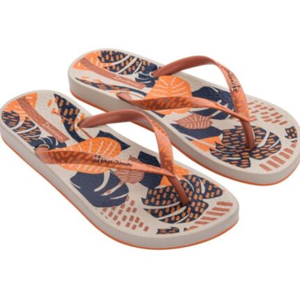 Дамски чехли Ipanema бежови/оранжеви