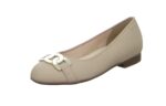 Дамски равни елегантни обувки Ara бежови