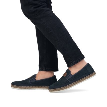 Мъжки ежедневни обувки RIEKER B5272-14 сини