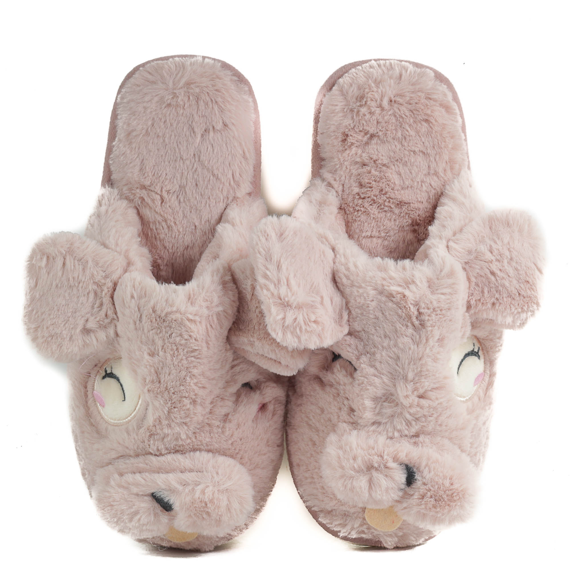 Дамски домашни чехли с пух Yoncy®