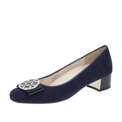 Дамски елегантни обувки Ara ширина H сини
