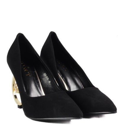 Дамски елегантни обувки на ток Yoncy® черни