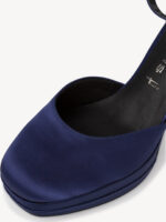 Дамски елегантни обувки  на ток Tamaris Touch It сини