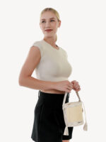 Дамска малка чанта Tamaris слонова кост