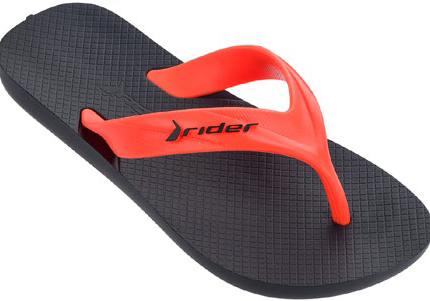 Детски джапанки RIDER STRIKE KIDS черни/червени