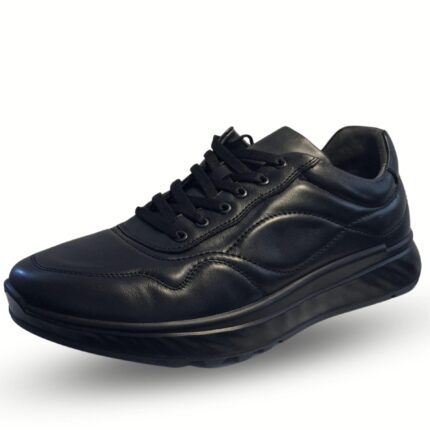 Мъжки спортни обувки Soho Mayfair естествена кожа черни