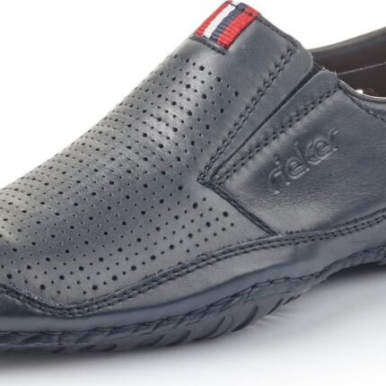 Мъжки ежедневни обувки без връзки естествена кожа Rieker 06367-14