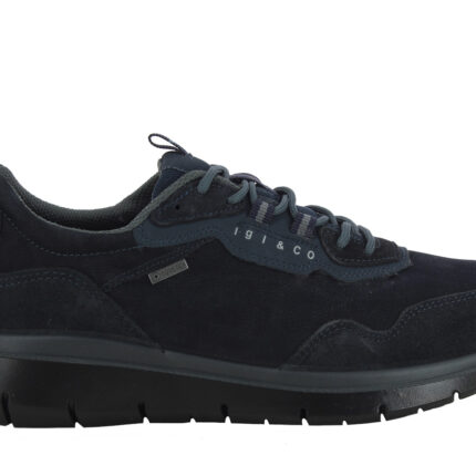 Мъжки ежедневни обувки IGI & CO естествен велур GORE-TEX® НЕПРОМОКАЕМИ сини