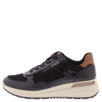 Дамски обувки Ara естествена кожа ширина H черни