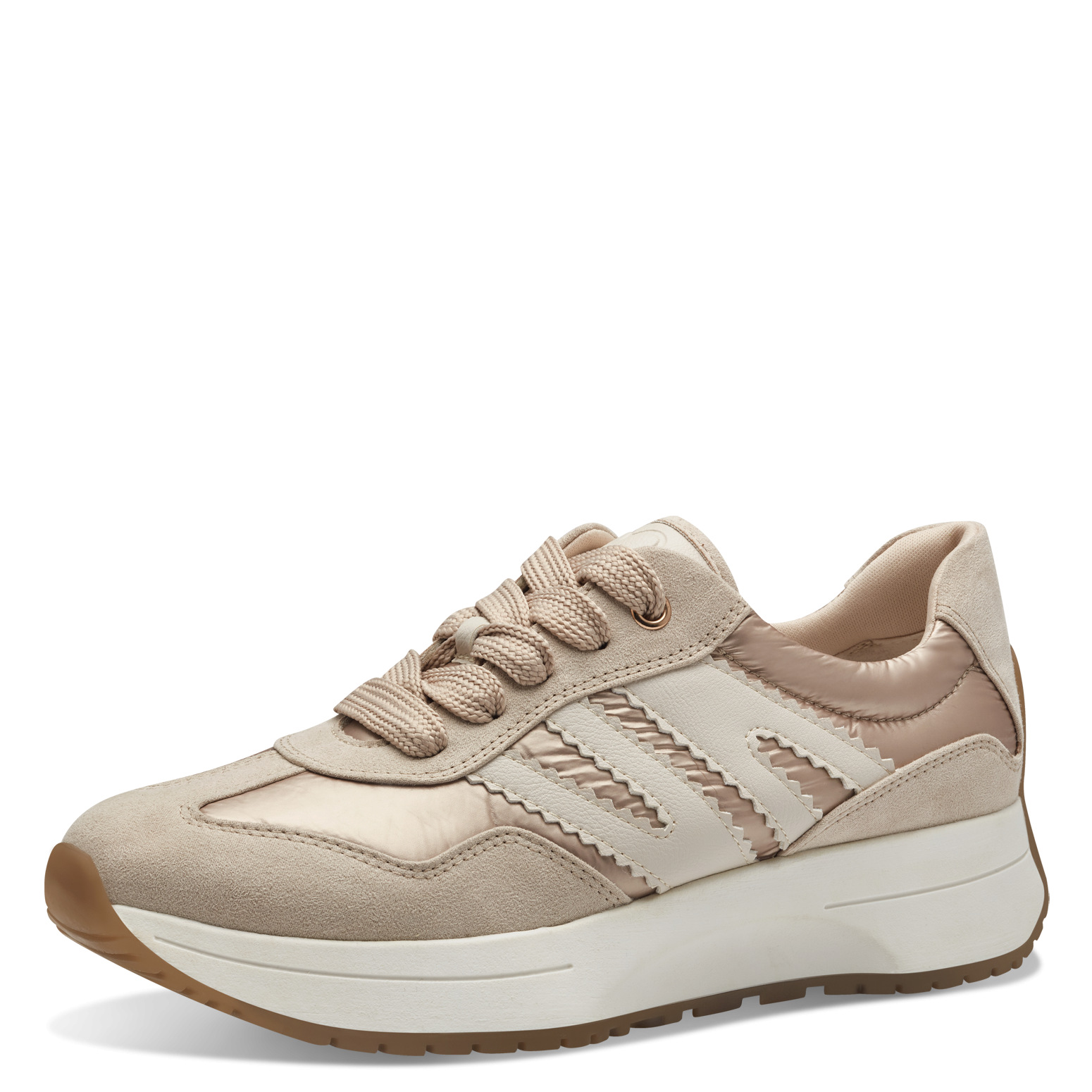 Дамски спортни обувки Marco Tozzi Feel Me златисти