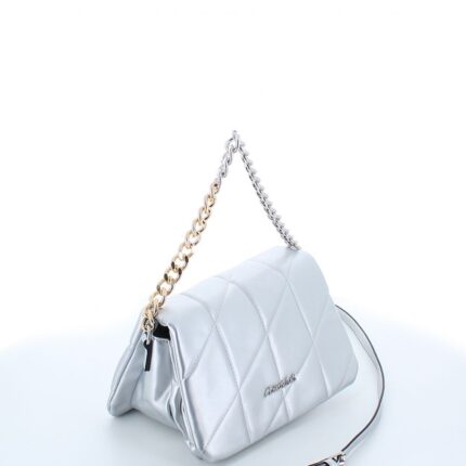 Дамска малка чанта Marina Galanti®  сребриста