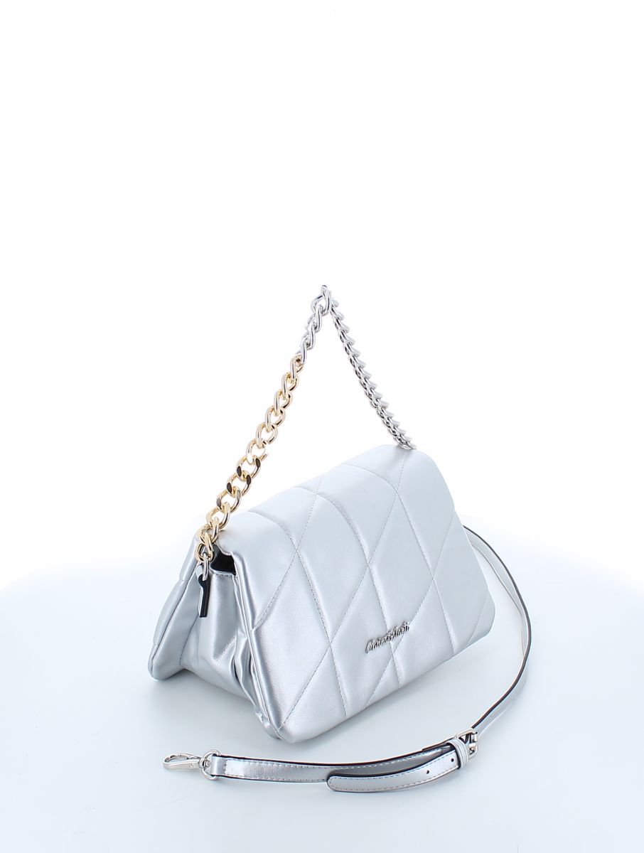 Дамска малка чанта Marina Galanti®  сребриста