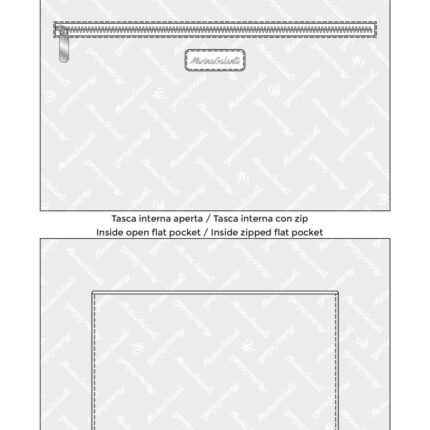 Дамска малка чанта Marina Galanti®  сребриста