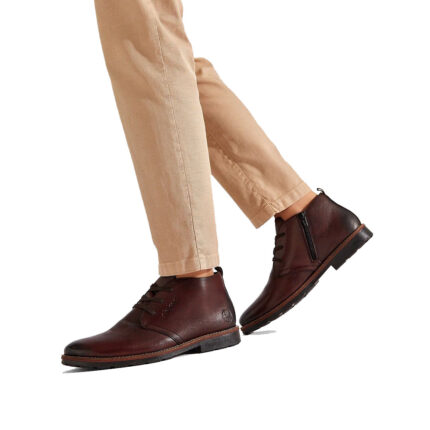 Мъжки боти Rieker Antistress естествена кожа 15300-25 кафяви