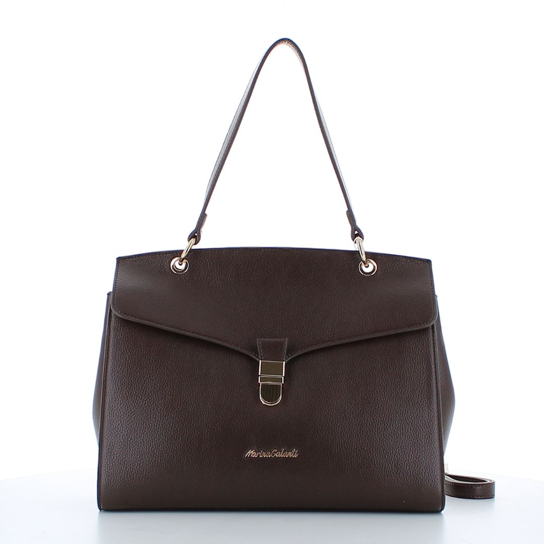 Голяма дамска чанта Marina Galanti кафява