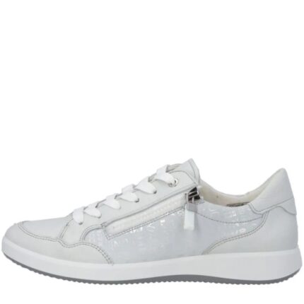 Дамски анатомични спортни обувки Ara естествена кожа бели