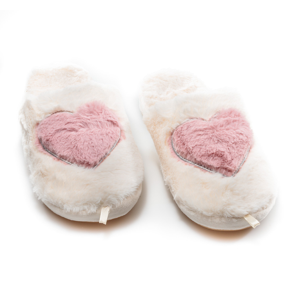 Дамски домашни чехли Bulldozer бели