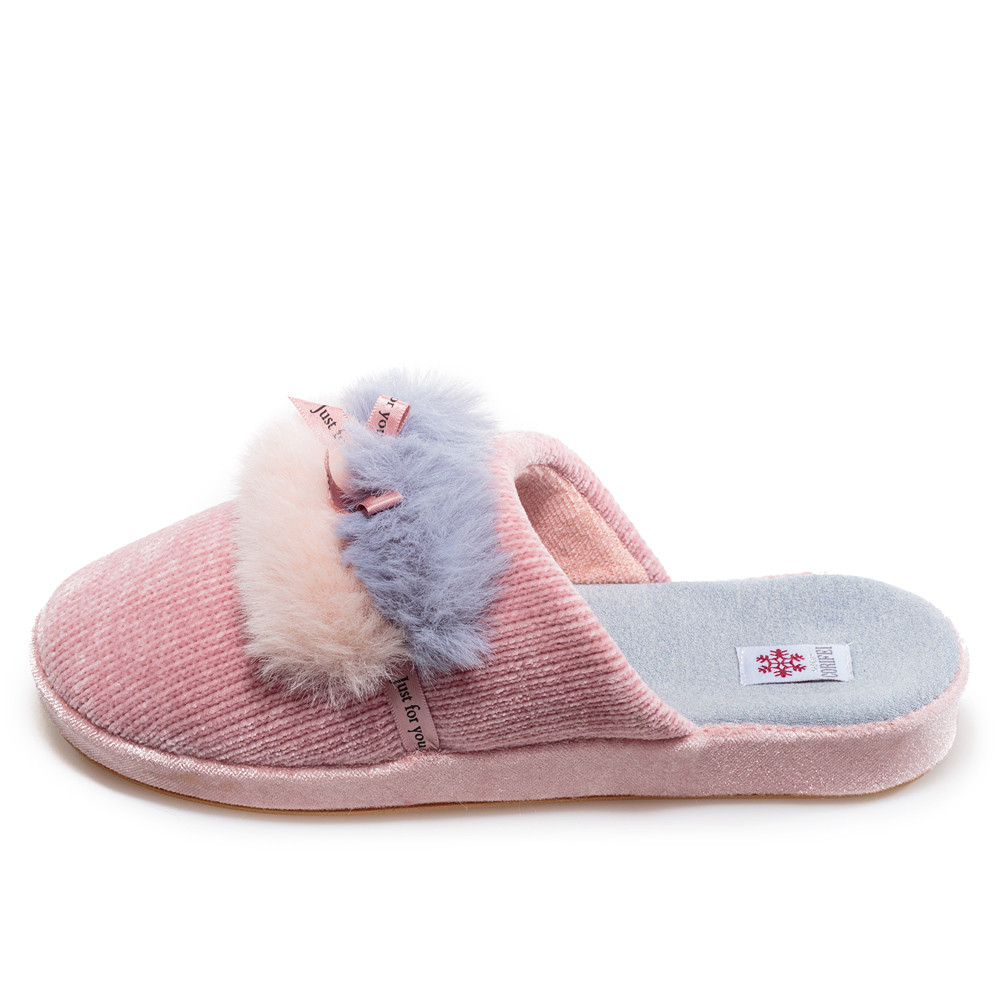 Дамски домашни чехли Bulldozer розови