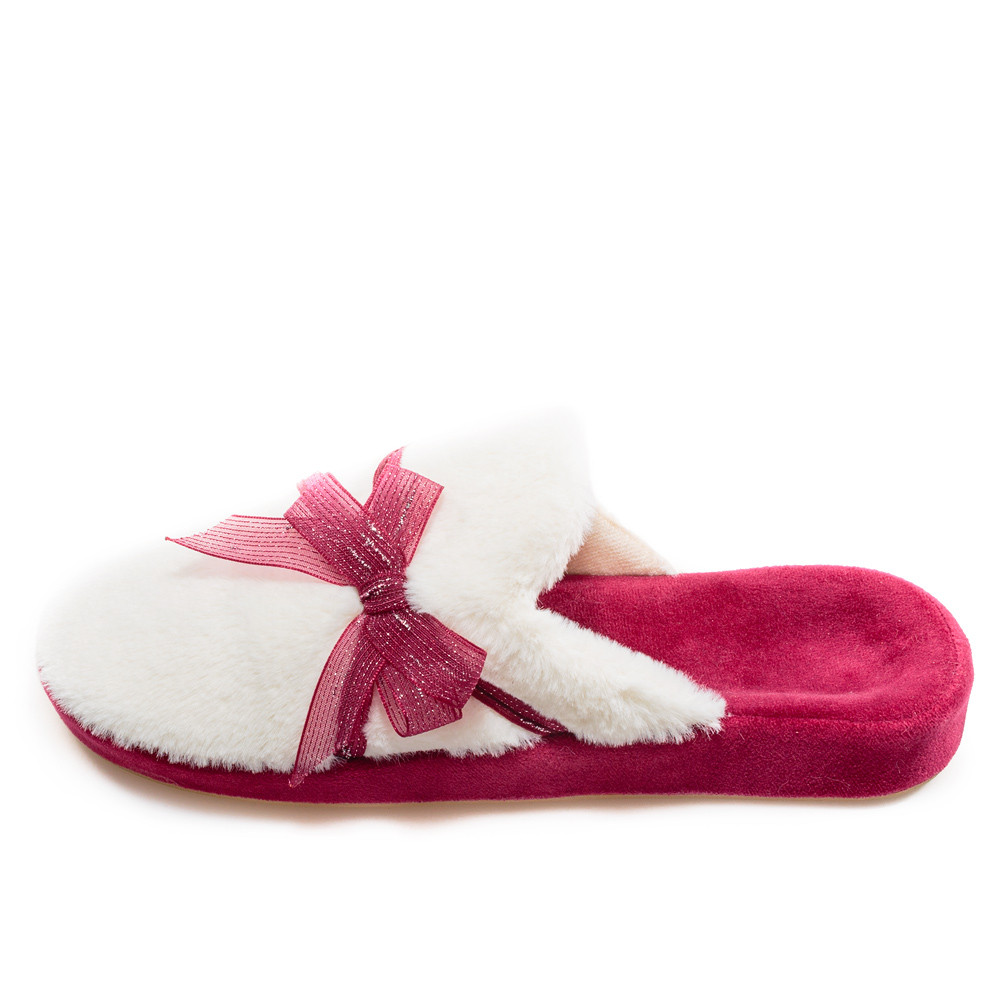 Дамски домашни чехли Bulldozer бели