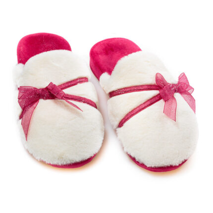 Дамски домашни чехли Bulldozer бели