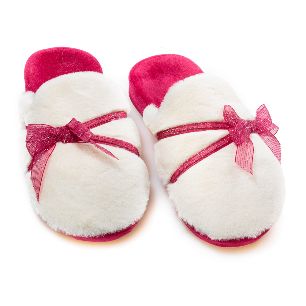 Дамски домашни чехли Bulldozer бели