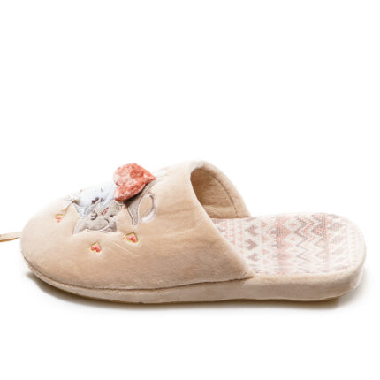 Дамски домашни чехли Bulldozer P-222-1 бежови