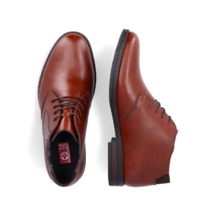 Мъжки боти Rieker естествена кожа 10301-24 кафяви