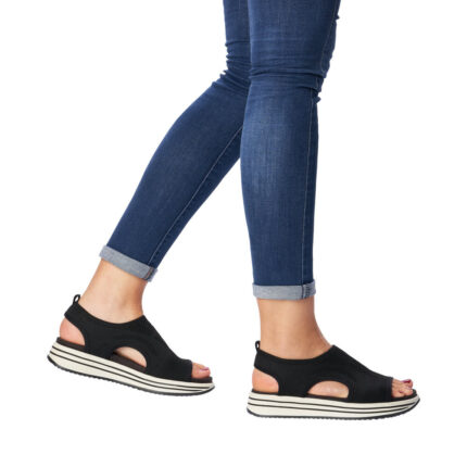 Дамски ежедневни сандали Remonte ширина F1/2 черни R2955-02