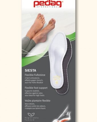 Стелки от Естествена кожа - Pedag Siesta - Произведени в Германия черни