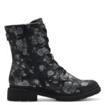 Дамски боти Jana Vegan ширина H черни/сиви - Image 5