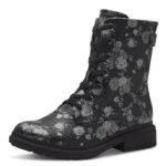 Дамски боти Jana Vegan ширина H черни/сиви