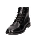 Мъжки боти Bugatti естествена кожа черни - Image 2